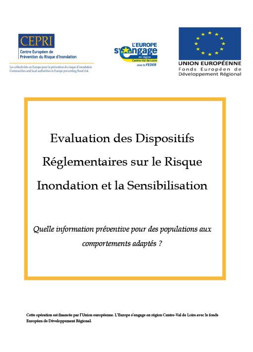 Rapport EDRRIS "Evaluation des Dispositifs Réglementaires sur le Risque Inondation et la Sensibilisation"